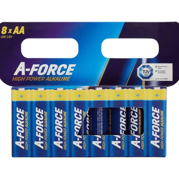 A-Force Batterijen^High Power Alkaline Batterijen Aa