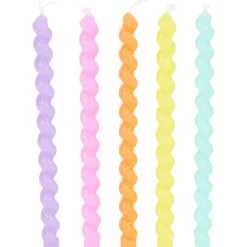 Merk Feestartikelen^Avec Swirl Taartkaarsjes