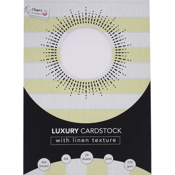 Office Essentials Kaarten^Craft Sensations Linnen Hobbykarton