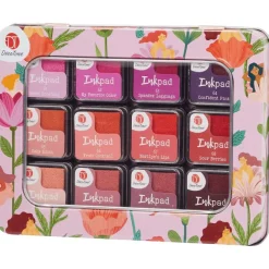 Office Essentials Kaarten^D Cotime Stempelkussens In Blik