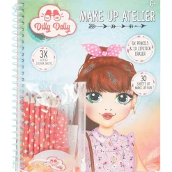Dilly Dally Kleuren & Tekenen^Make-Up-Boek