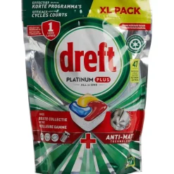 Dreft Afwas- & Wasmiddelen^Vaatwastabletten Platinum Plus Citroen