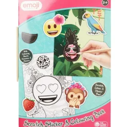 Paw Patrol Kleuren & Tekenen^Emoji Krassticker- En Kleurboek