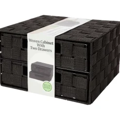 Merk Woonaccessoires^Gevlochten Ladekastje