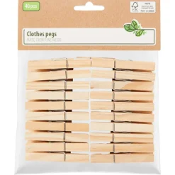 Spargo Wassen & Strijken^Houten Wasknijpers