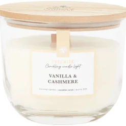 Candra Kaarsen^Treewick Geurkaars Met Houtlont