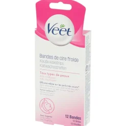 Veet Ontharen & Scheren^Koude Gezichtswaxstrips