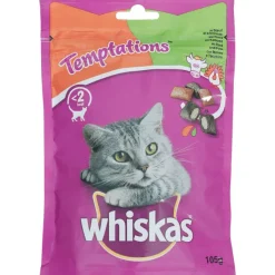 Whiskas Dierenvoeding^Temptations Kattensnoepjes Rund En Kalkoen